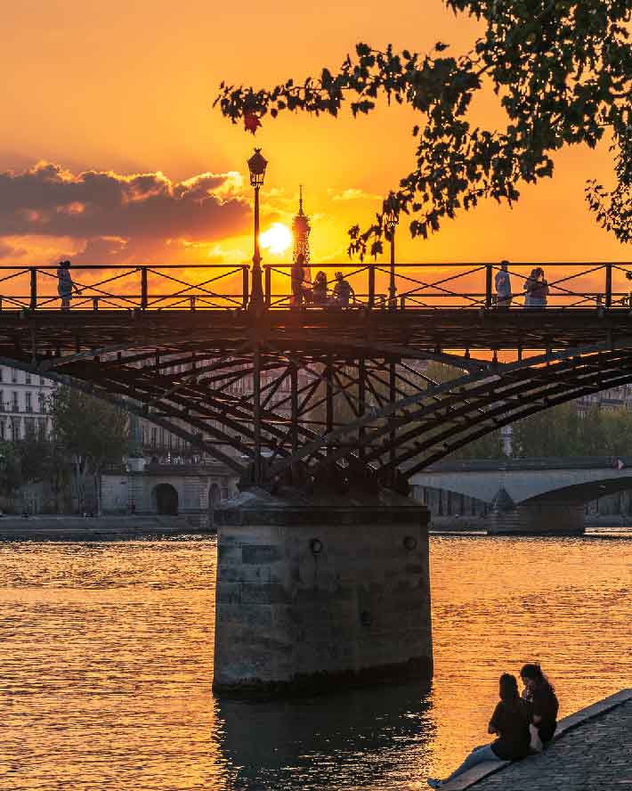 Croisière en amoureux à Paris sur la Seine